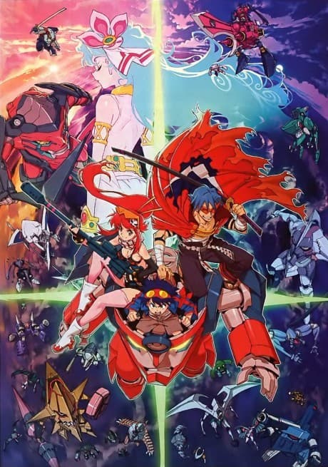 Gurren Lagann The Movie: Childhood's End anime cover