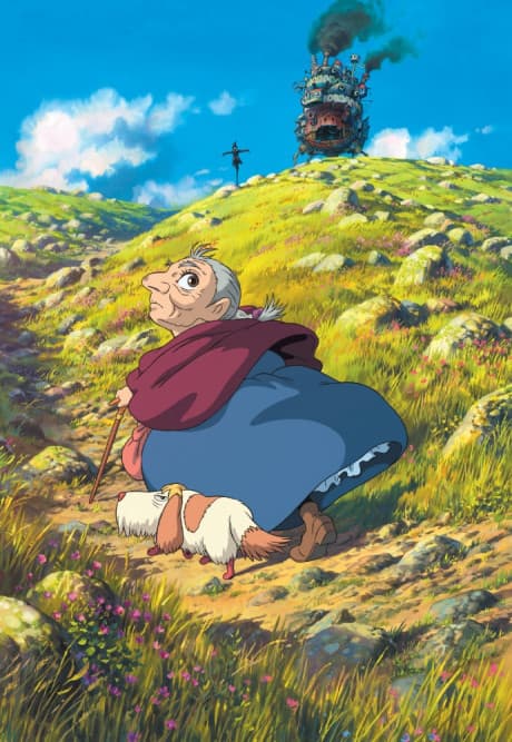 Howl‘s Moving Castle anime cover