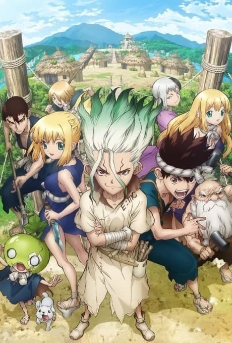Dr. STONE anime cover