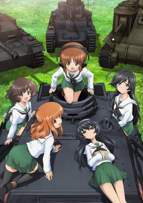 Girls und Panzer anime cover