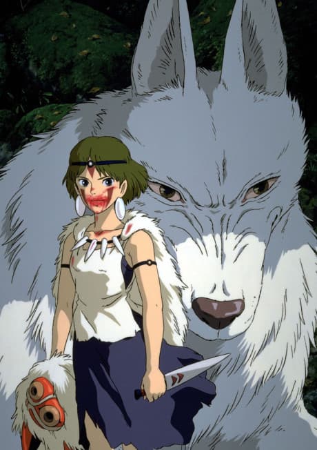 Princess Mononoke anime cover