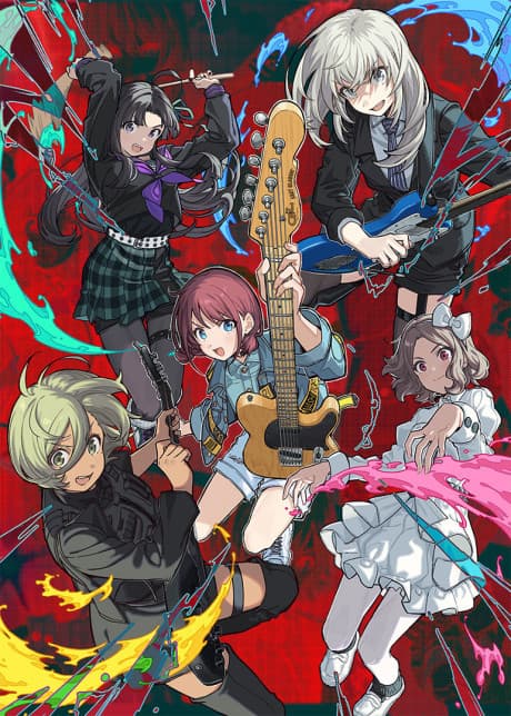 Girls Band Cry anime cover
