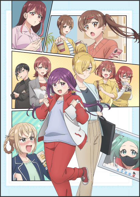 A Mangaka's Weirdly Wonderful Workplace anime cover
