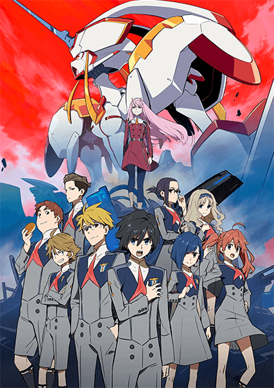 DARLING in the FRANXX anime cover