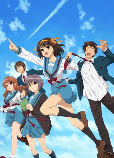 The Melancholy of Haruhi Suzumiya anime cover