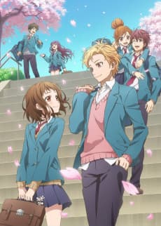 Our love has always been 10 centimeters apart. anime cover